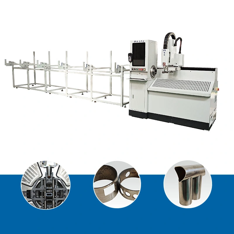 3000W High Quality Carbon Steel 3D Laser Pipe Cutting Machine of Single Chuck