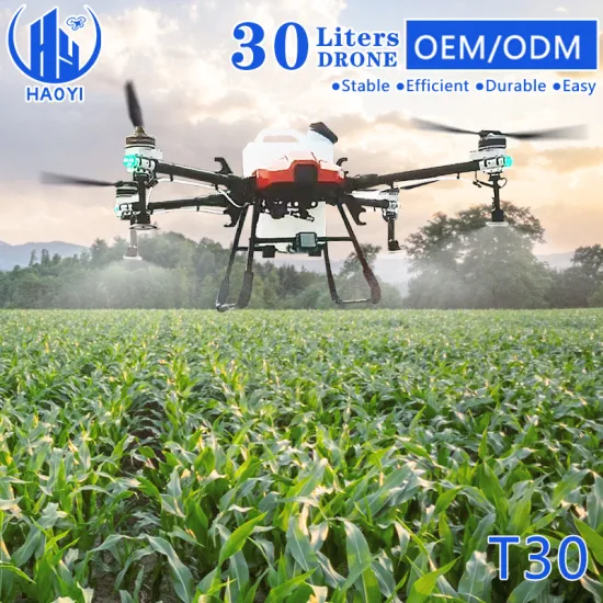 Drone Prezzo di fabbrica 40 Kg Di carico utile Telaio GPS RC Stabile Hf T30 4 Assi 30L Spruzzatore drone Uav agricolo elettrico di grande capacità con telecomando