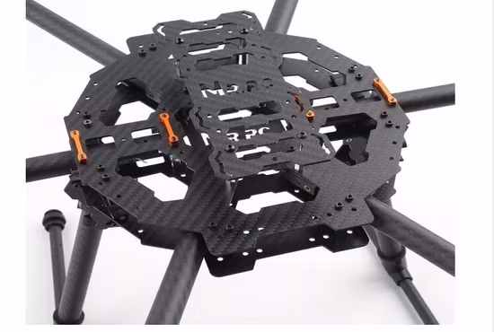 Parti in carbonio con incisione su piastra in fibra di carbonio con trama saia CNC da 3 mm