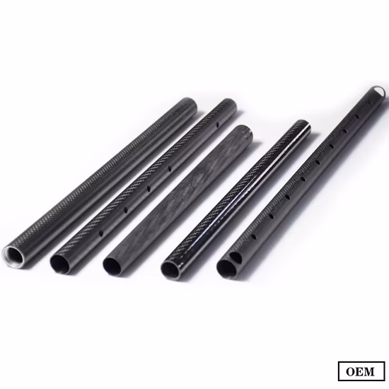 Tubo in fibra di carbonio lungo 2000 m