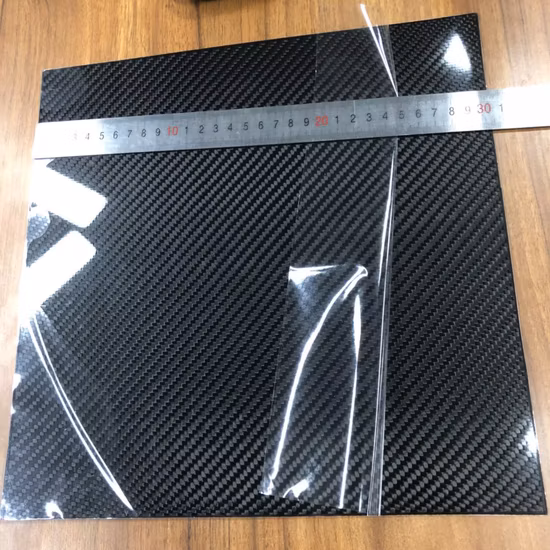 Piastra in fibra di carbonio spessa 400X400mm 1mm 2mm 3mm di vendita calda in fabbrica